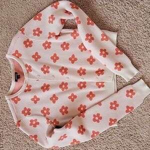 Wild Fable Coral Knit Daisy Cardigan